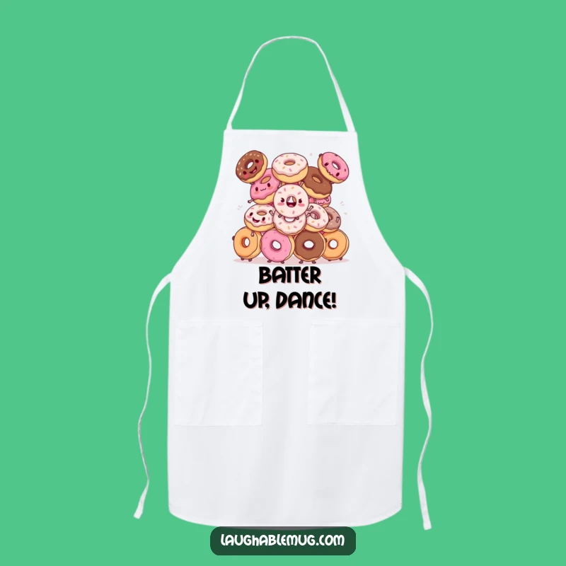 Funny Donut Dance Apron: Cook with Sweet Moves!