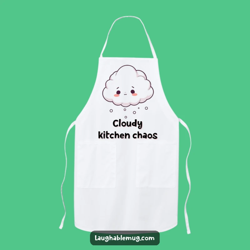 Funny Cloud Apron: Tripping Mist Fun, Practical Funny Gift for Cooks