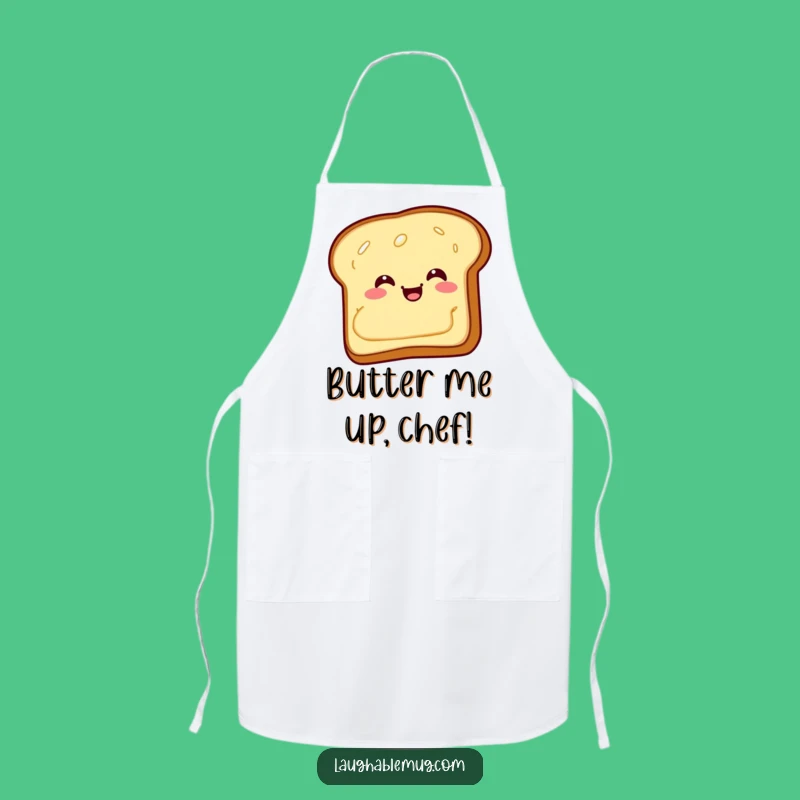 Funny Giggling Toast Apron: Cook Up Laughs in the Kitchen