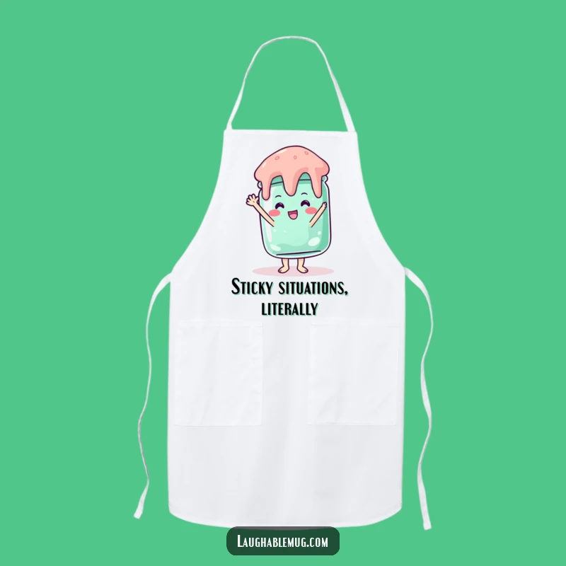 Funny Jelly Jar Handstand Apron: Cook with Confidence and Humor - Funny Gift
