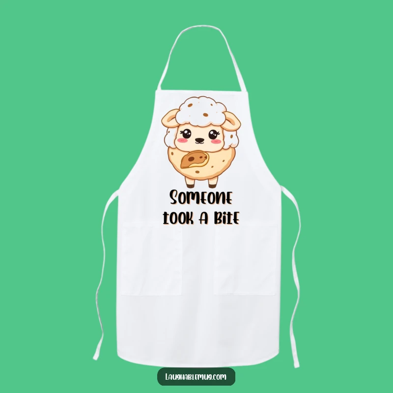 Funny Sheepish Cookie Apron: Cook with Charm and a Hint of Mischief - Funny Gift