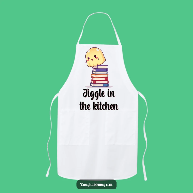 Funny Wobbly Jelly Apron: Kitchen Balance Comedy, Humorous Chef Gift