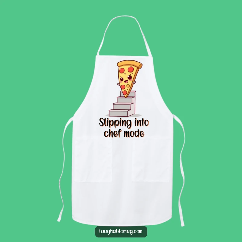 Funny Pizza Apron: Sliding Slice Fun, Practical Funny Gift for Cooks