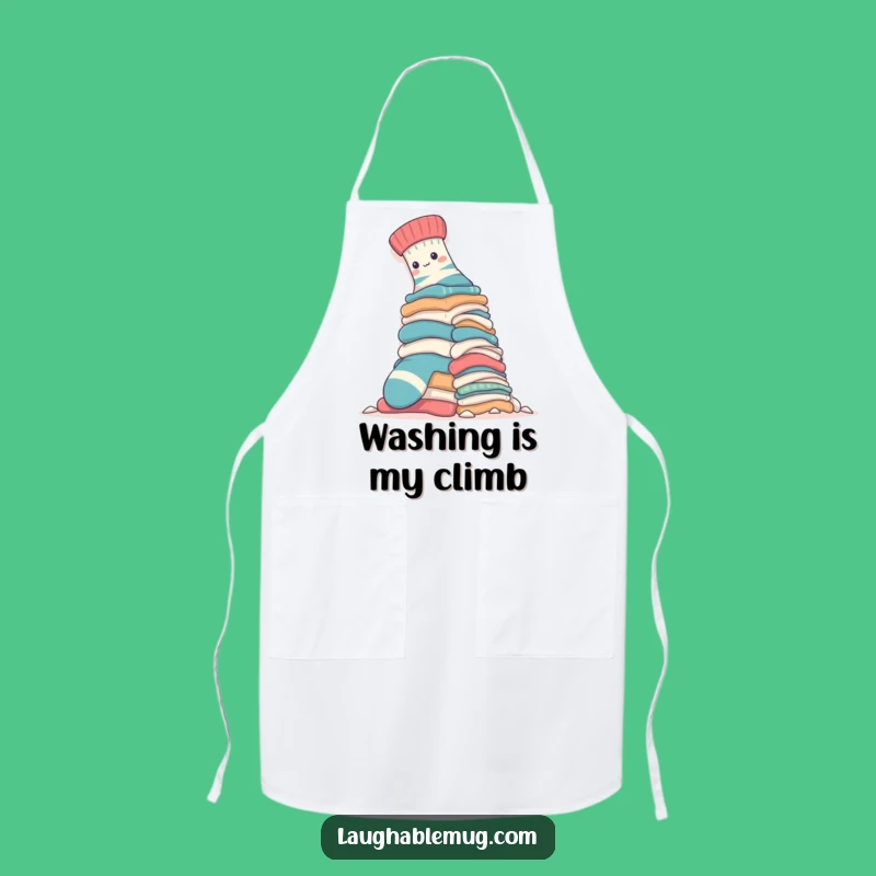 Funny Sock Laundry Apron: Hilarious Kitchen Wear for Brave Cooks
