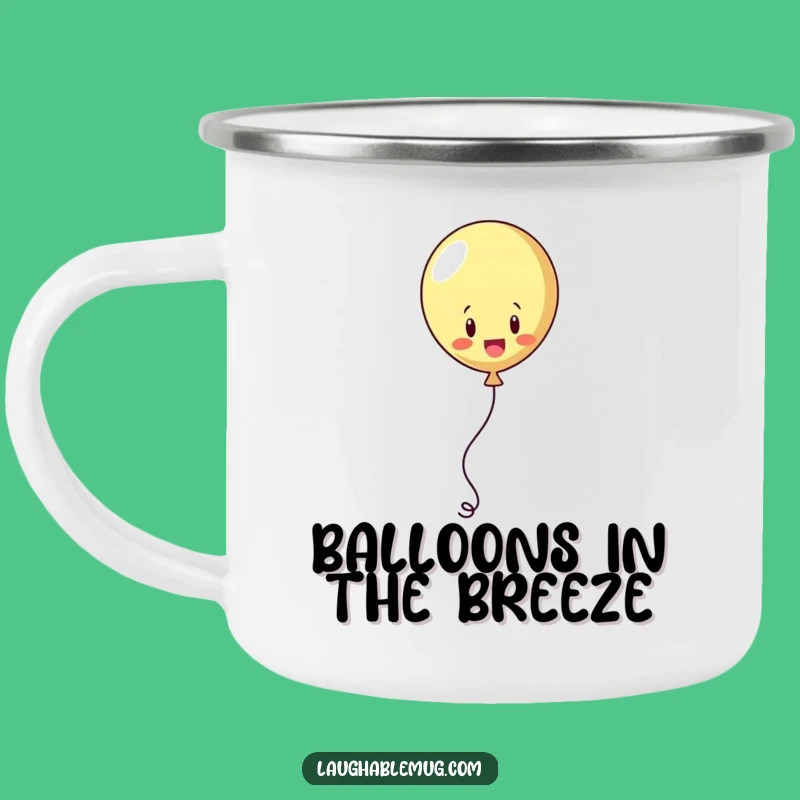 Funny Juggling Balloon Camping Mug: Enjoy Outdoors with Playful Spirit and a Hilarious Funny Gift