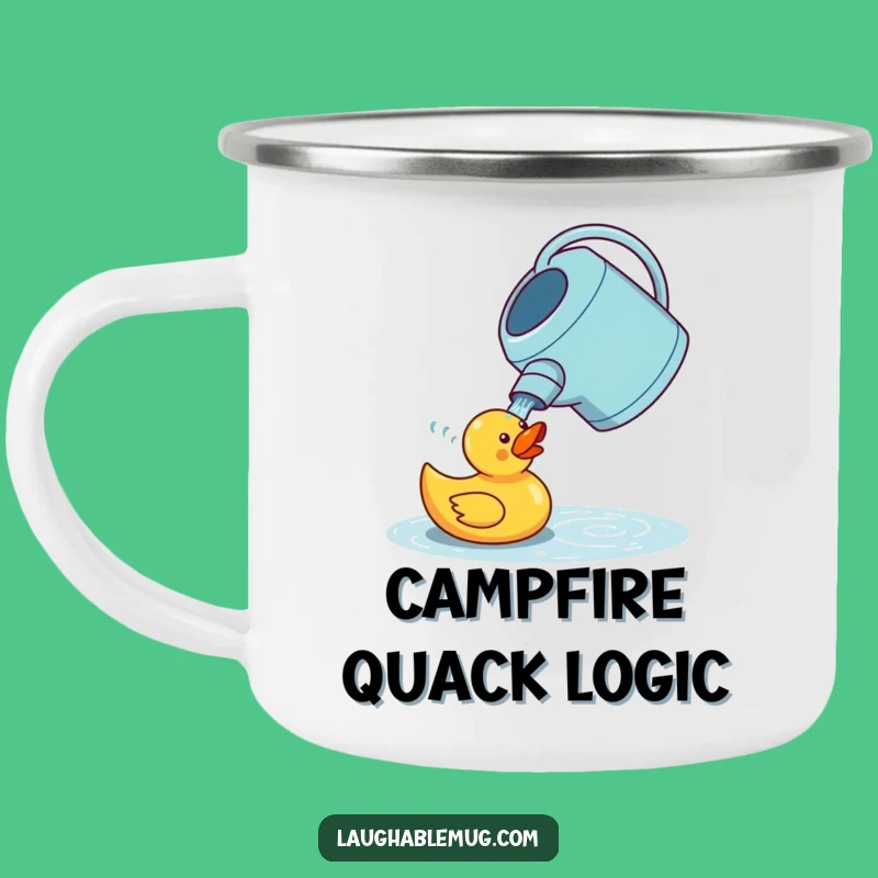 Funny Watering Can Duck Camping Mug - Durable Garden Humor Cup, Hilarious Funny Gift