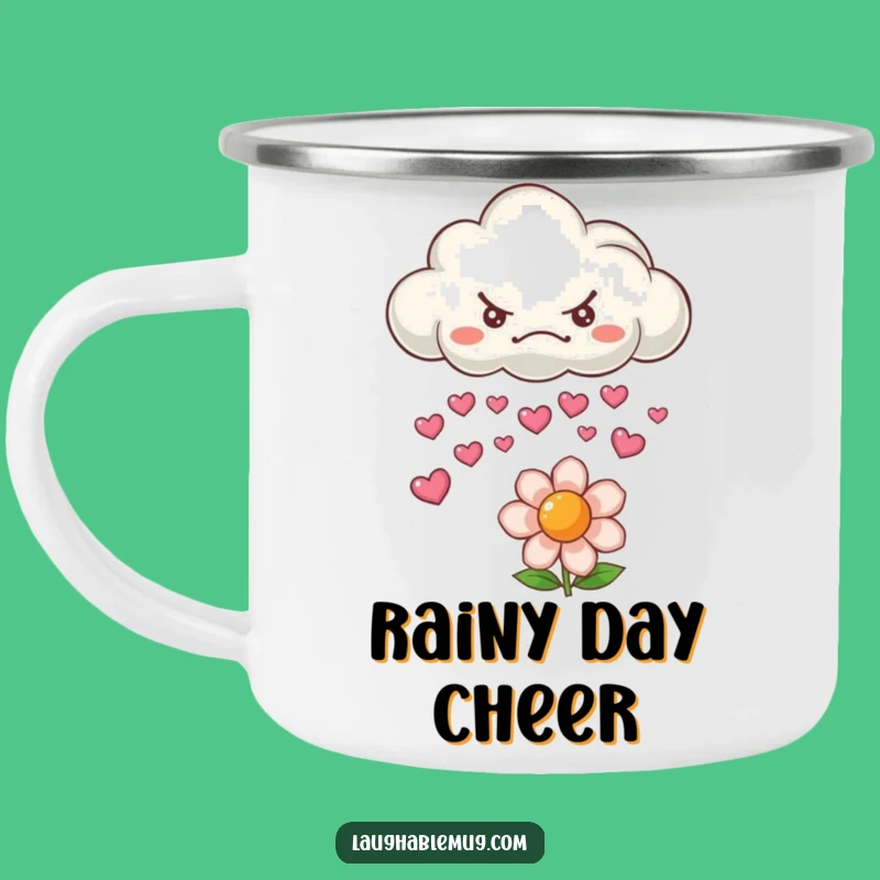 Funny Cloud Camp Mug: Spread Love on Your Adventures