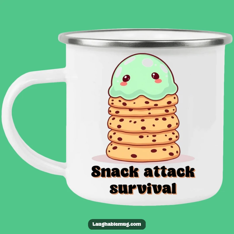 Funny Dessert Camp Mug: Sweet Treats for Outdoor Adventures