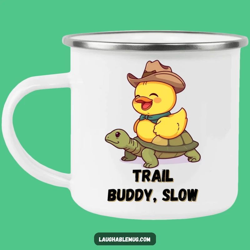 Funny Duck Cowboy Turtle Camping Mug: Enjoy Campfires with Western Humor and a Hilarious Funny Gift
