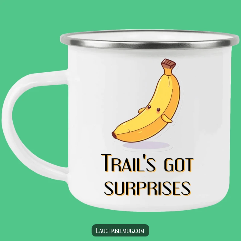 Funny Banana Slip Camping Mug: Campfire Pranks Included!