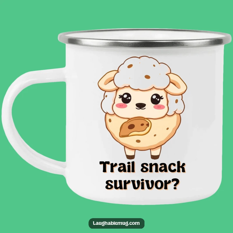 Funny Sheepish Cookie Camping Mug: Enjoy Your Campfire Treats - Funny Gift
