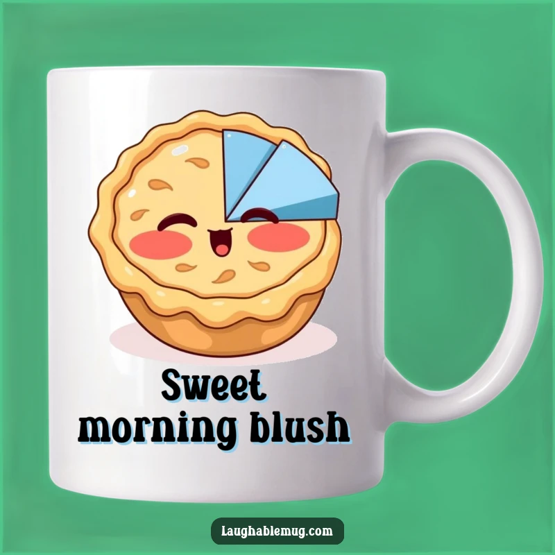 Funny Apple Pie Wink Mug - Dessert Humor, Perfect Funny Gift for Math Lovers & Bakers