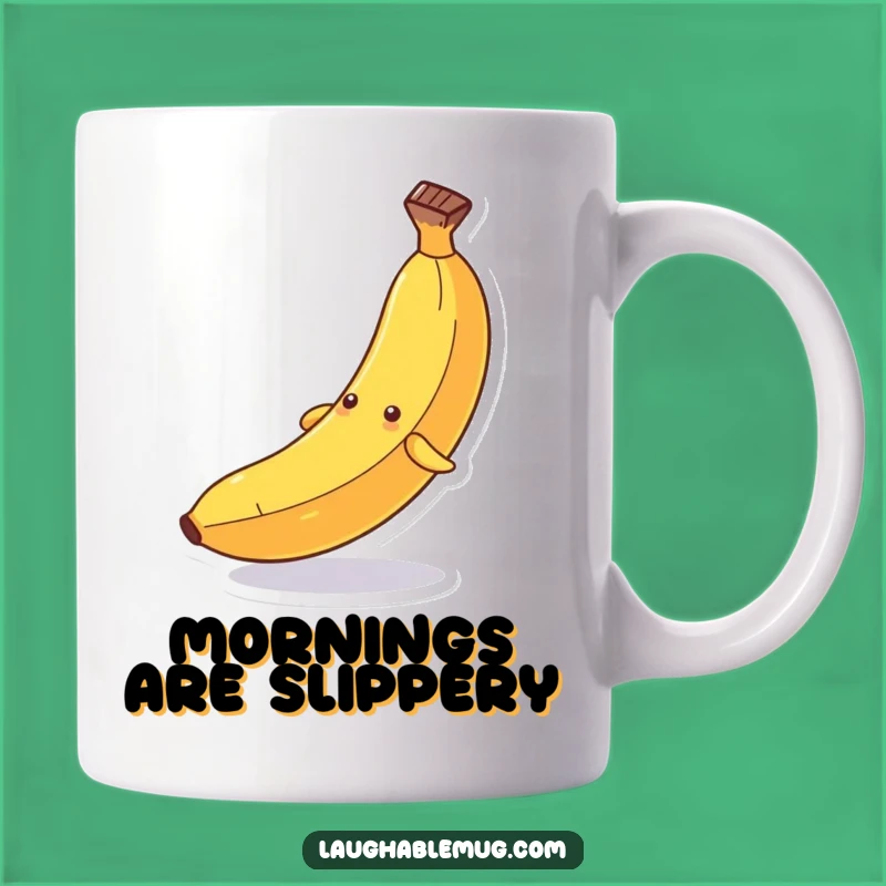 Funny Banana Slip Mug: A Hilarious Peel-Good Gift!