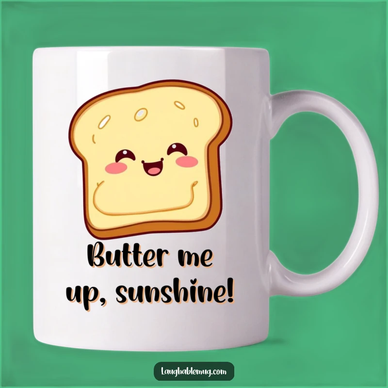Funny Giggling Toast Butter Slide Mug: A Hilarious Breakfast Treat Gift