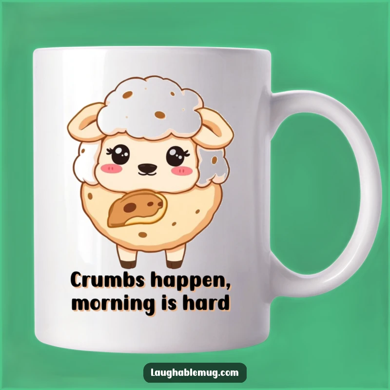 Funny Sheepish Cookie Bite Mug: A Hilarious Treat for Cookie Lovers - Funny Gift