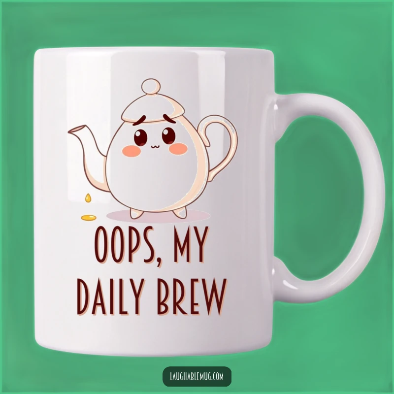 Funny Clumsy Teapot Mug: Hilarious Surprise Pour Gift for Tea Lovers