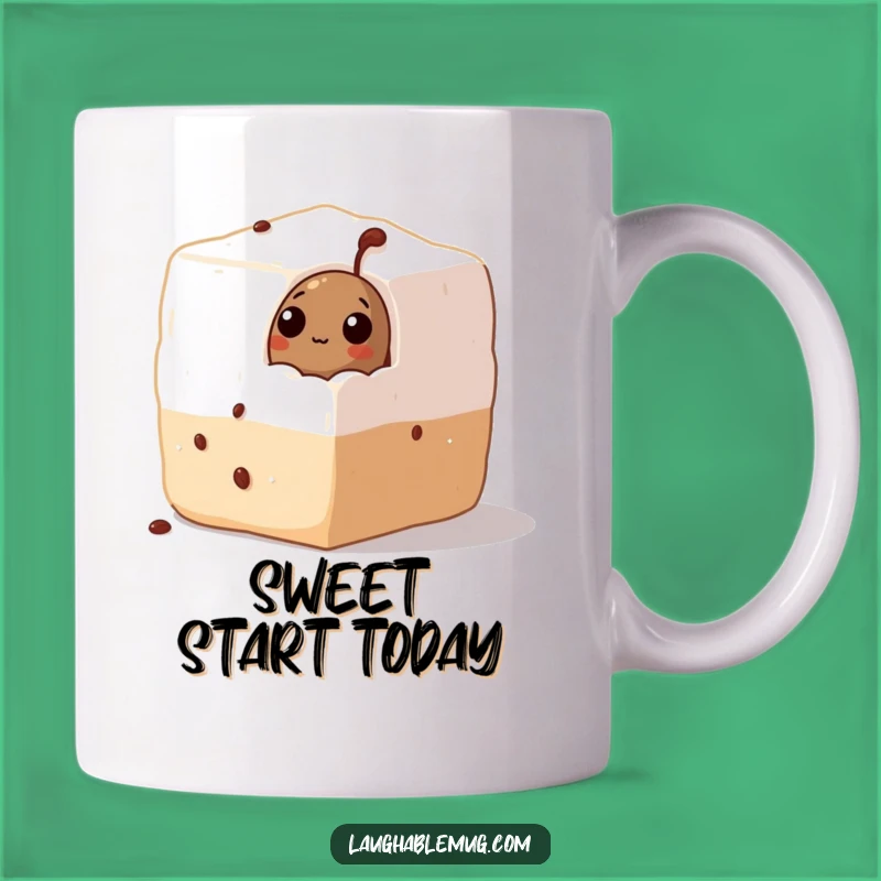 Funny Coffee Bean Sugar Mug: Hilarious Sweet Surprise Gift for Caffeine Lovers