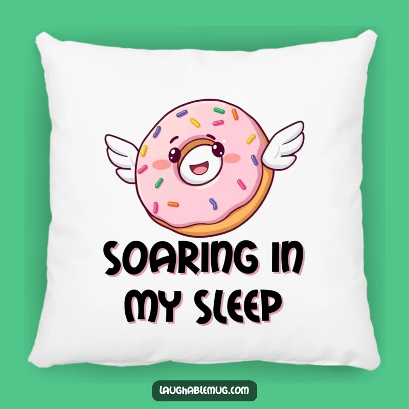 Comfy Funny Donut Flying Pillow: Snuggle Up with Whimsical Sprinkled Sweetness Gift