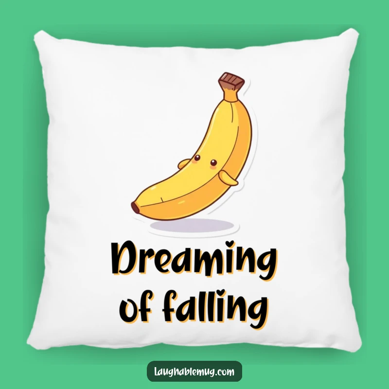 Funny Banana Slip Pillow: Cuddle Up with Comedic Falls!