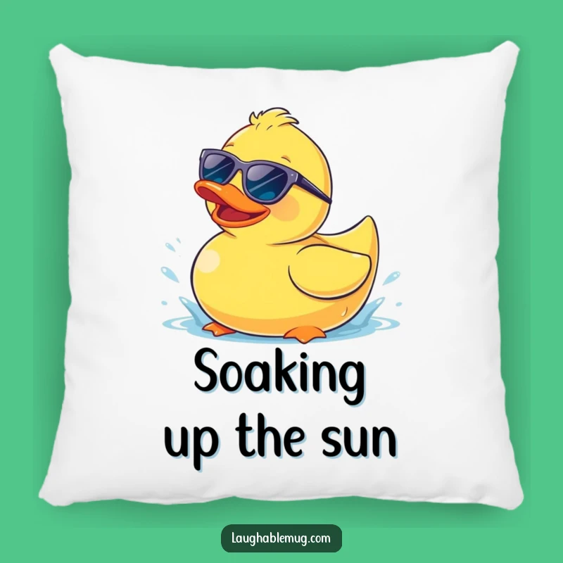 Funny Cool Ducky Pillow: Cozy Up to Fun, Ideal Funny Gift for Relaxation