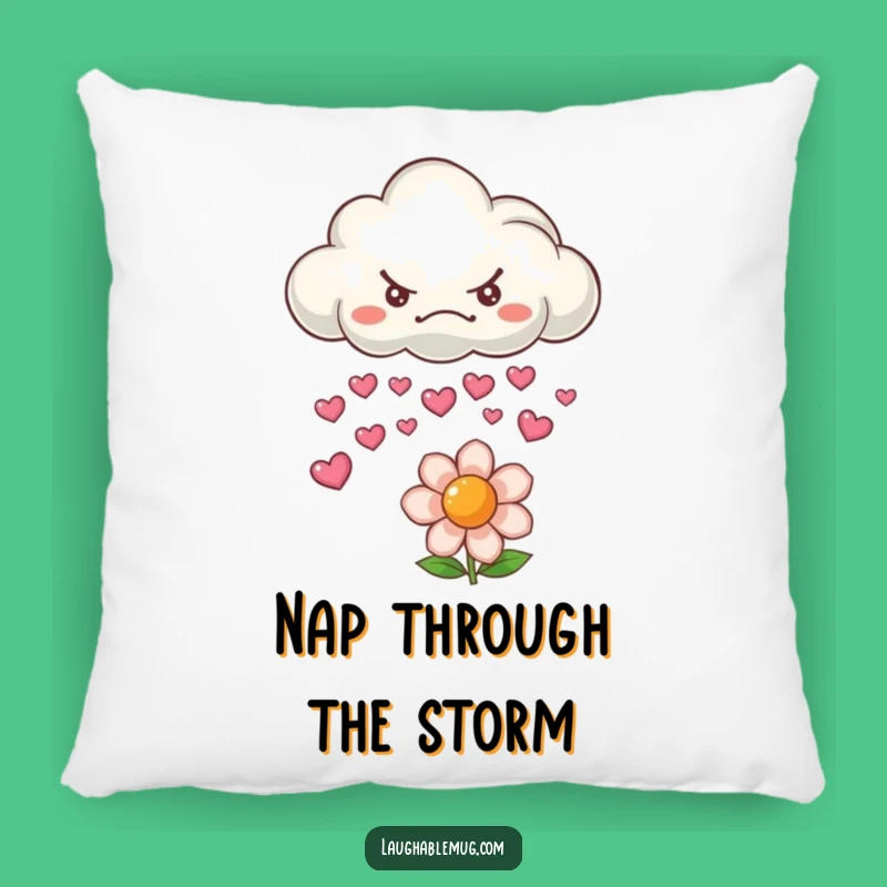 Funny Grumpy Hearts Pillow: Cozy Comfort with a Loving Touch