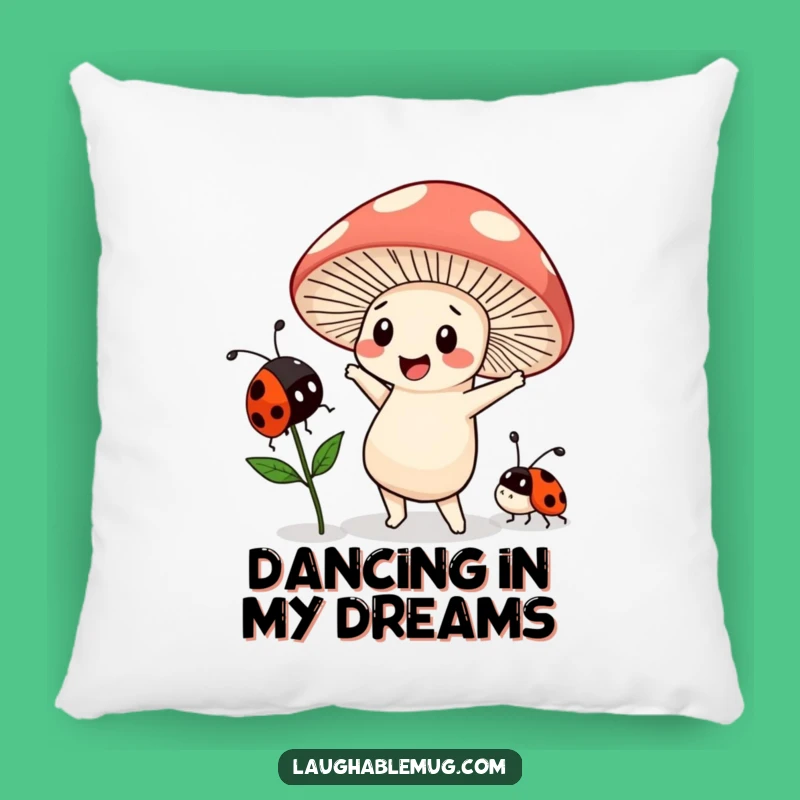 Funny Kawaii Mushroom Dance Pillow: Cozy & Quirky Funny Gift