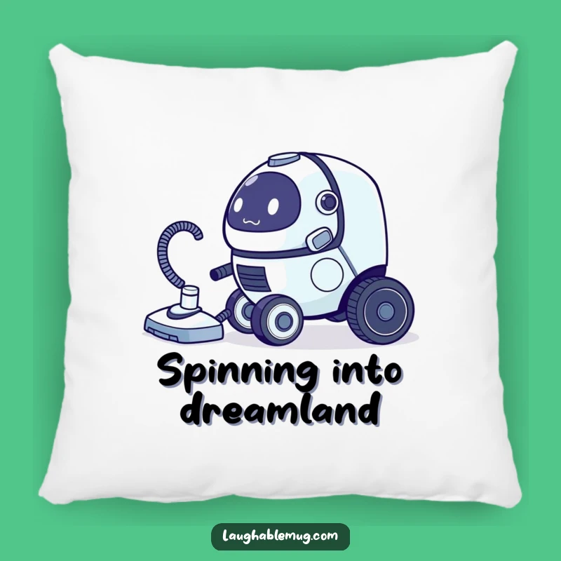 Funny Robot Vacuum Pillow: Cozy Up with This Hilarious Cleaning Buddy!