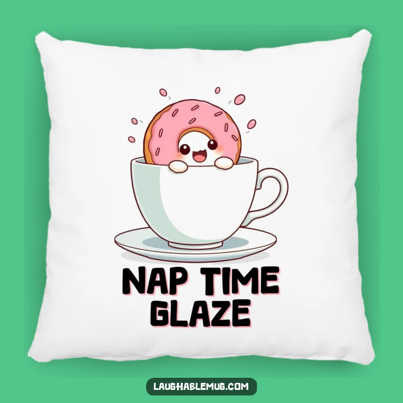 Funny Kawaii Donut Teacup Dive Pillow: Soft & Sweet Comfort Gift