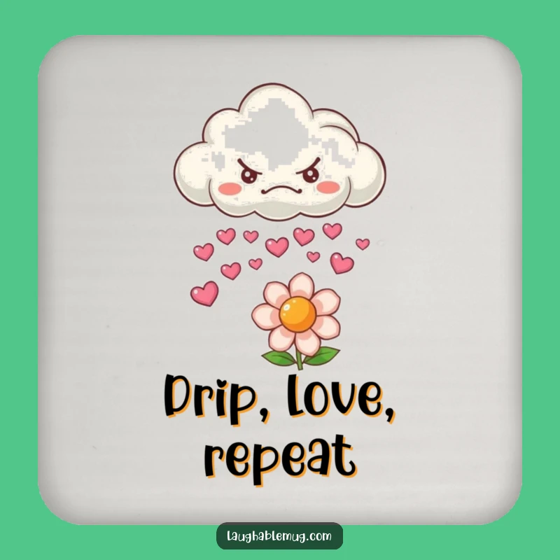 Funny Heart Coaster: Protect Surfaces with Cheerful Charm