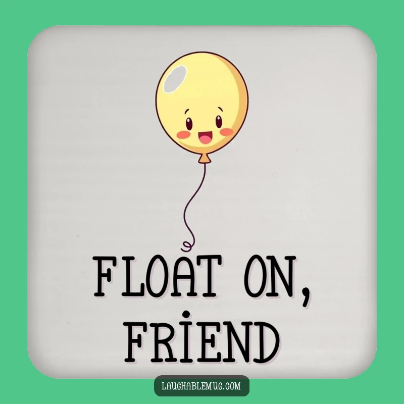 Funny Juggling Balloon Drink Coaster: Protect Surfaces with Playful Charm and a Perfect Funny Gift