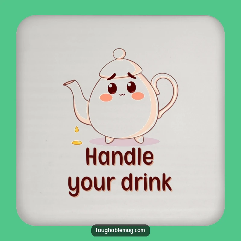 Funny Clumsy Teapot Coaster: Hilarious Protection for Tea Time Surfaces