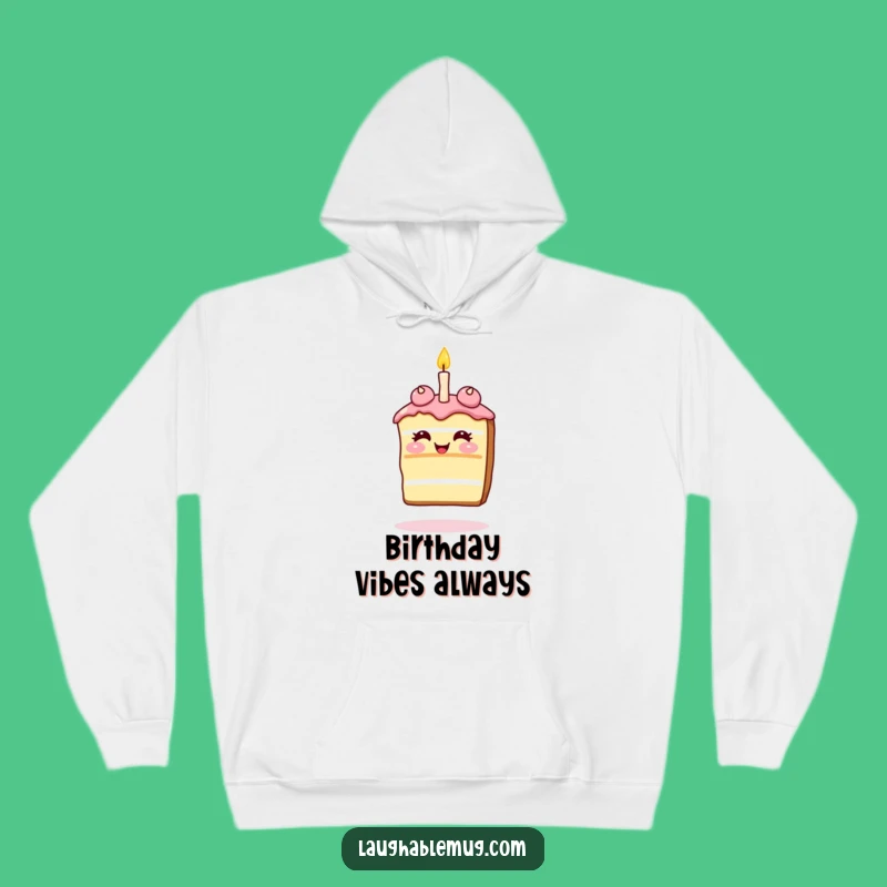 Funny Giggling Cake Hoodie: Cozy Celebration Comfort, Humorous Gift
