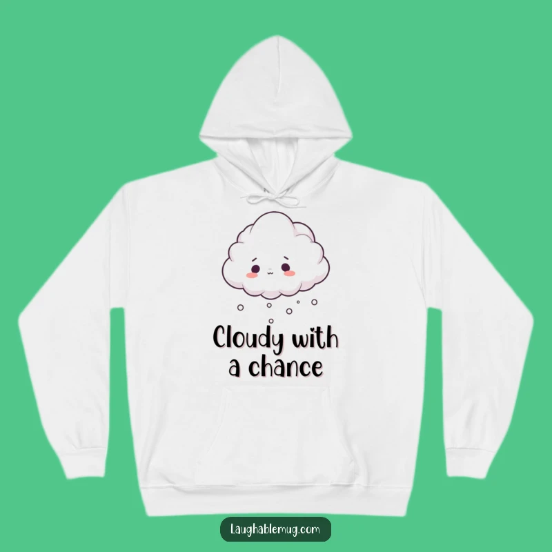 Funny Cloud Hoodie: Surprised Tripping Mist, Cozy Funny Gift for Dreamers