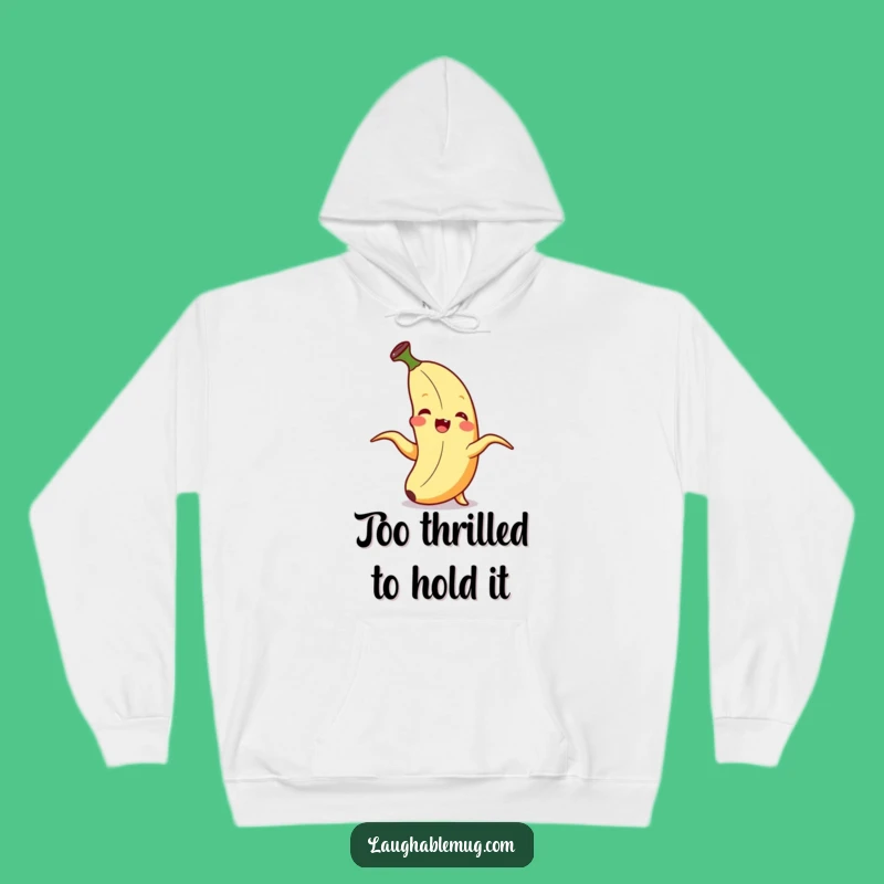 Funny Giggling Banana Hoodie, Cozy Self-Peeling Fruit Sweatshirt Gift