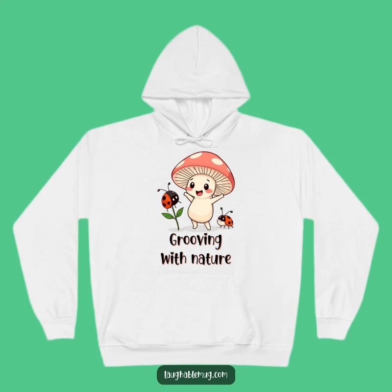 Funny Kawaii Mushroom Dance Hoodie: Cozy Funnies Funny Gift
