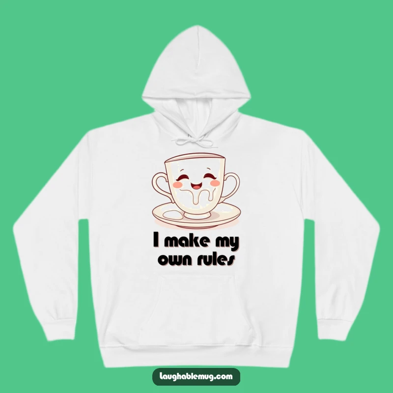 Funny Mischief Teacup Hoodie - Cozy Kitchen Apparel, Perfect Funny Gift