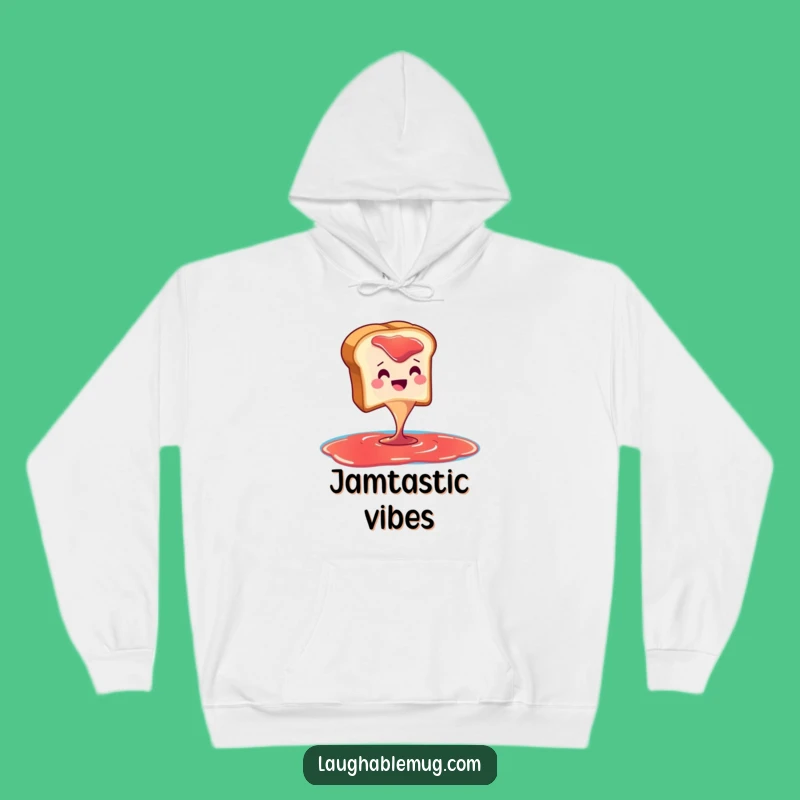 Funny Toast Jam Dive Hoodie: Cozy Up with Breakfast Humor and a Perfect Funny Gift