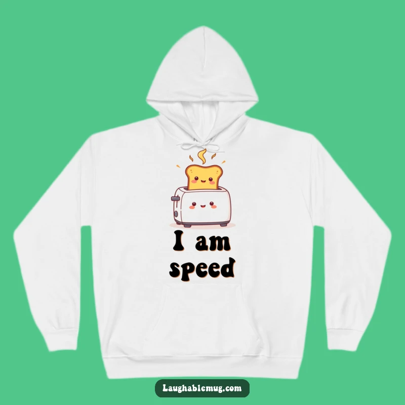 Funny Toast Pop Hoodie: Cozy Character Comfort, Fast Breakfast Warm Gift