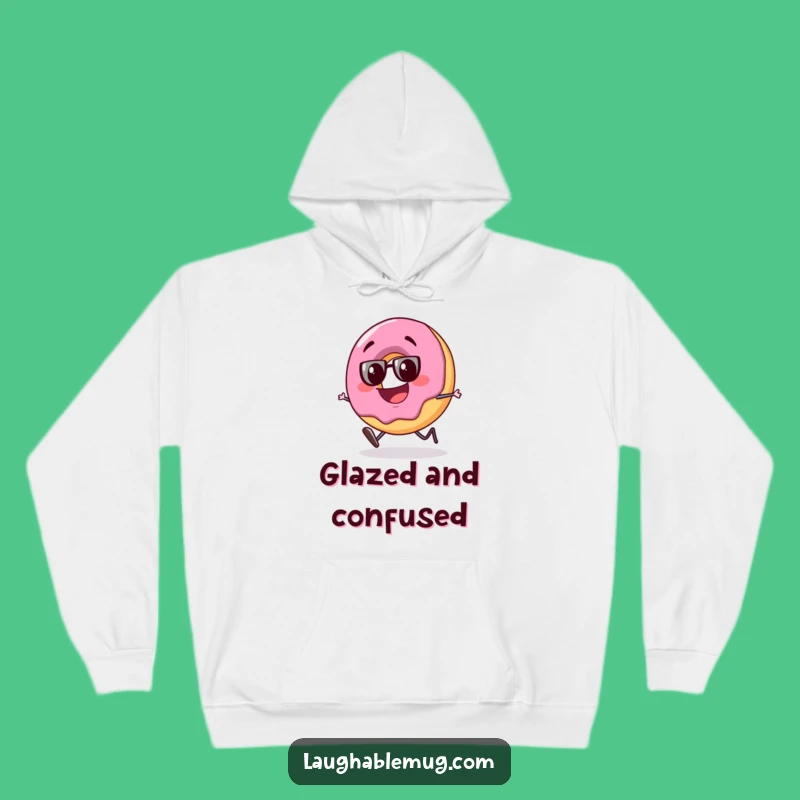 Funny Tipsy Donut Hoodie: Cozy Character Comfort, Humorous Night Out Gift