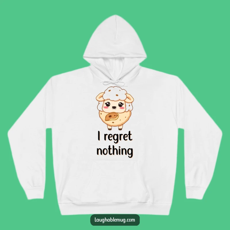 Funny Cozy Sheepish Cookie Hoodie: Warm Comfort and Sweet Humor - Funny Gift