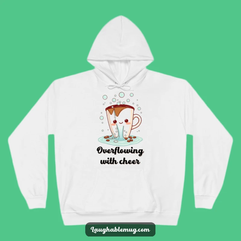Funny Kawaii Bubble Spill Hoodie: Cozy & Bubbly Funny Gift