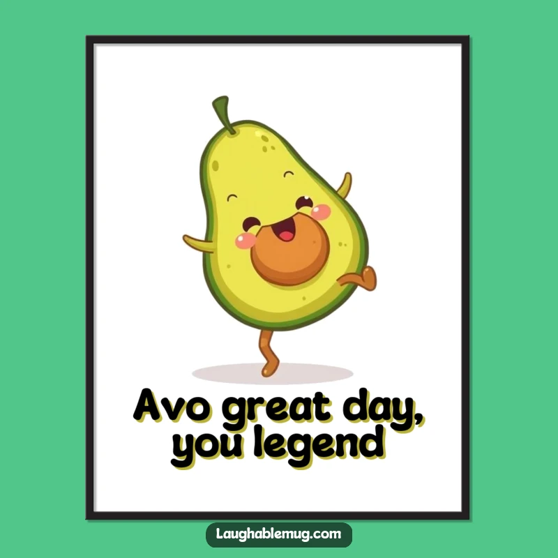 Free Printable Avocado Cartwheel Wall Art: Funny Downloadable Decor for a Quirky Home