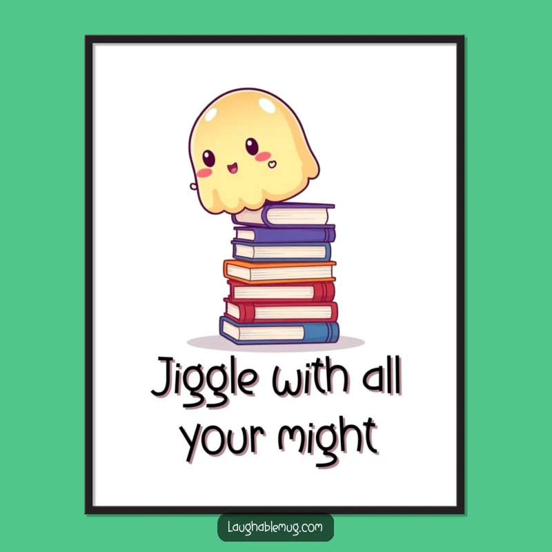 Funny Free Printable Wall Art: Jelly Book Balance Decor, Quirky Art, Downloadable Fun