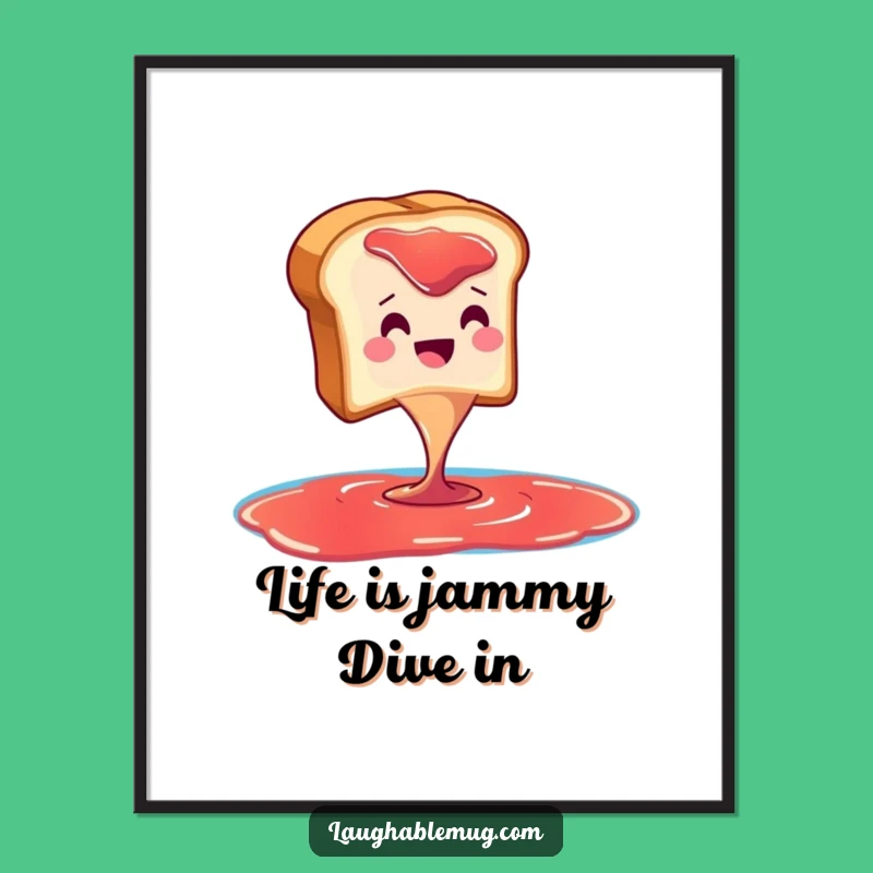 Free Printable Funny Toast Art - Hilarious Downloadable Wall Decor for Kitchen Dining