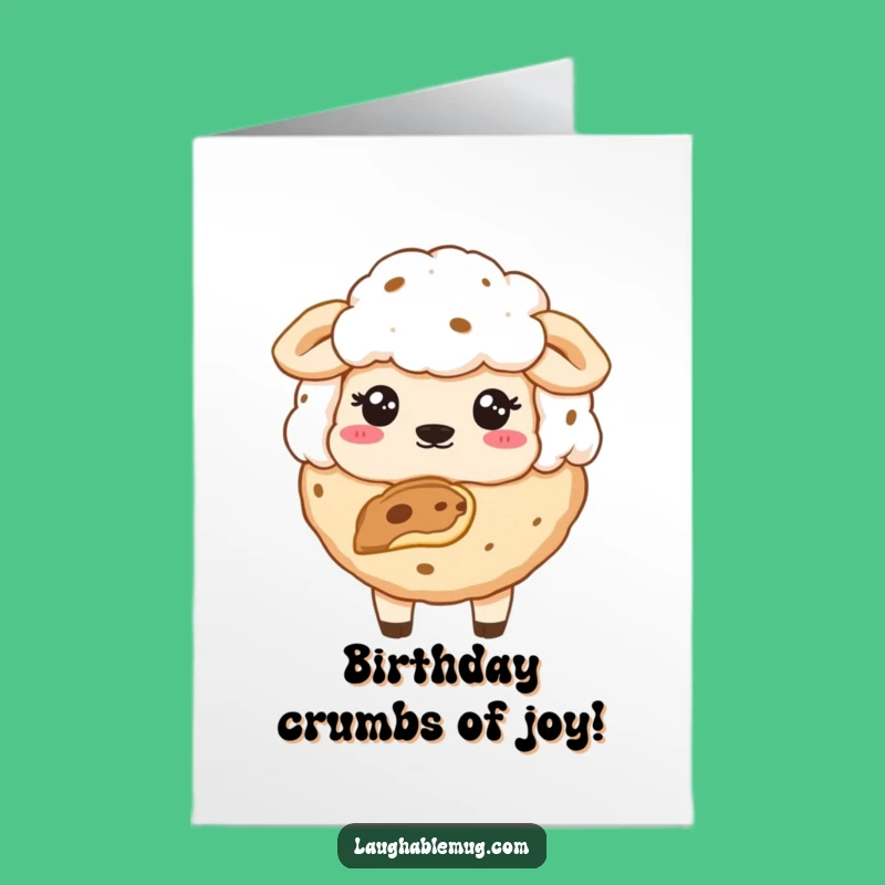 Free Printable Birthday Card: Sheepish Cookie Downloadable for Funny DIY Gifts