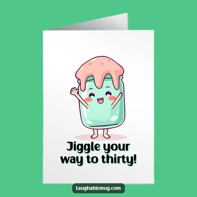 Free Printable Birthday Card: Funny Jelly Handstand Downloadable for Hilarious DIY Gifts