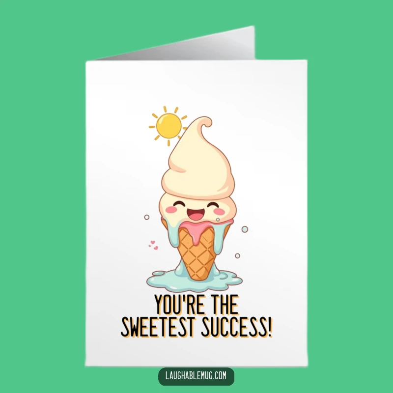 Free Printable Congrats Card: Ice Cream Celebration, Awesome Downloadable Gift