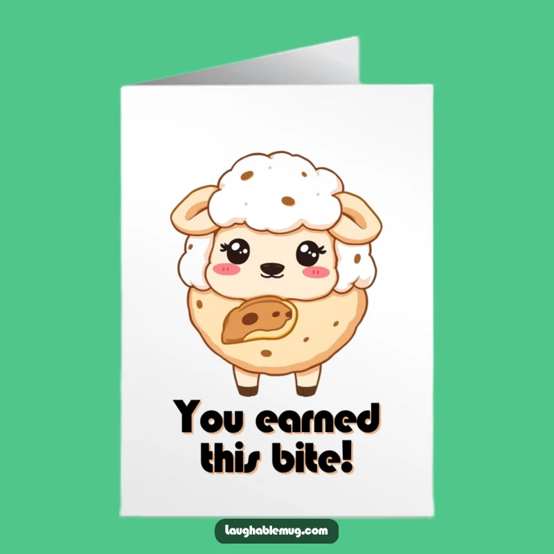 Free Printable Congrats Card: Sheepish Cookie Downloadable for Unique DIY Gifts