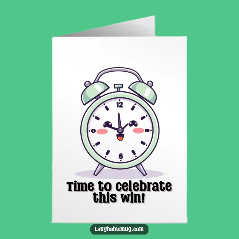 Free Printable Congrats Card: Yoga Clock Hits a New Personal Best
