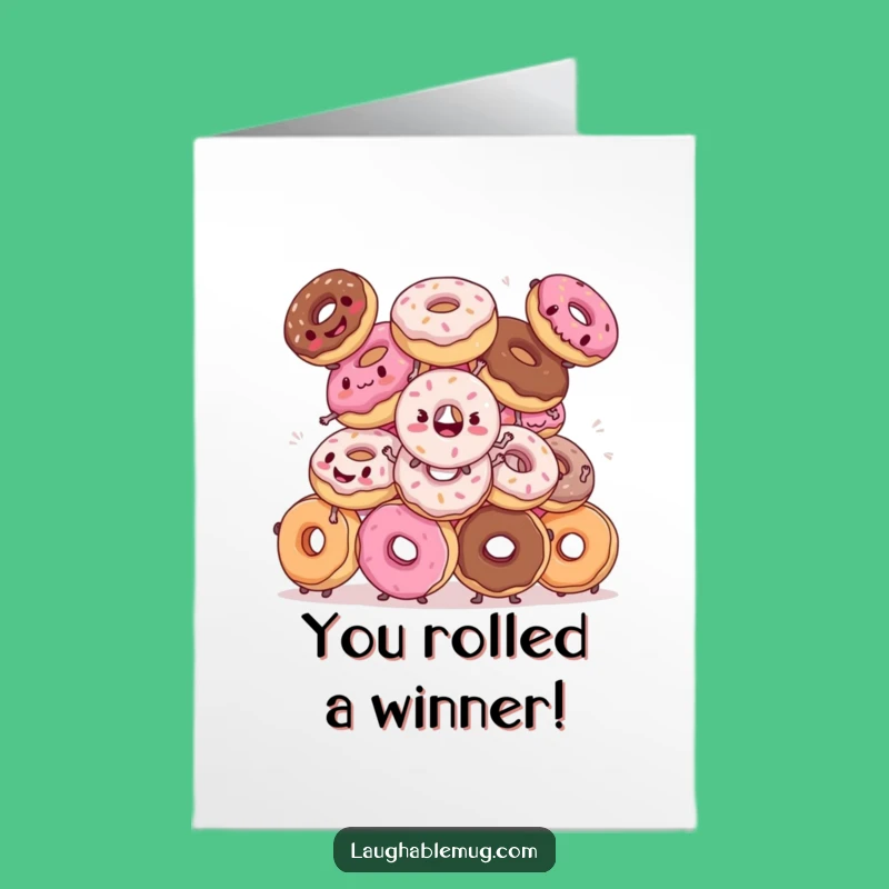 Free Printable Donut Congrats Card - Sweet Dance Prance Greeting